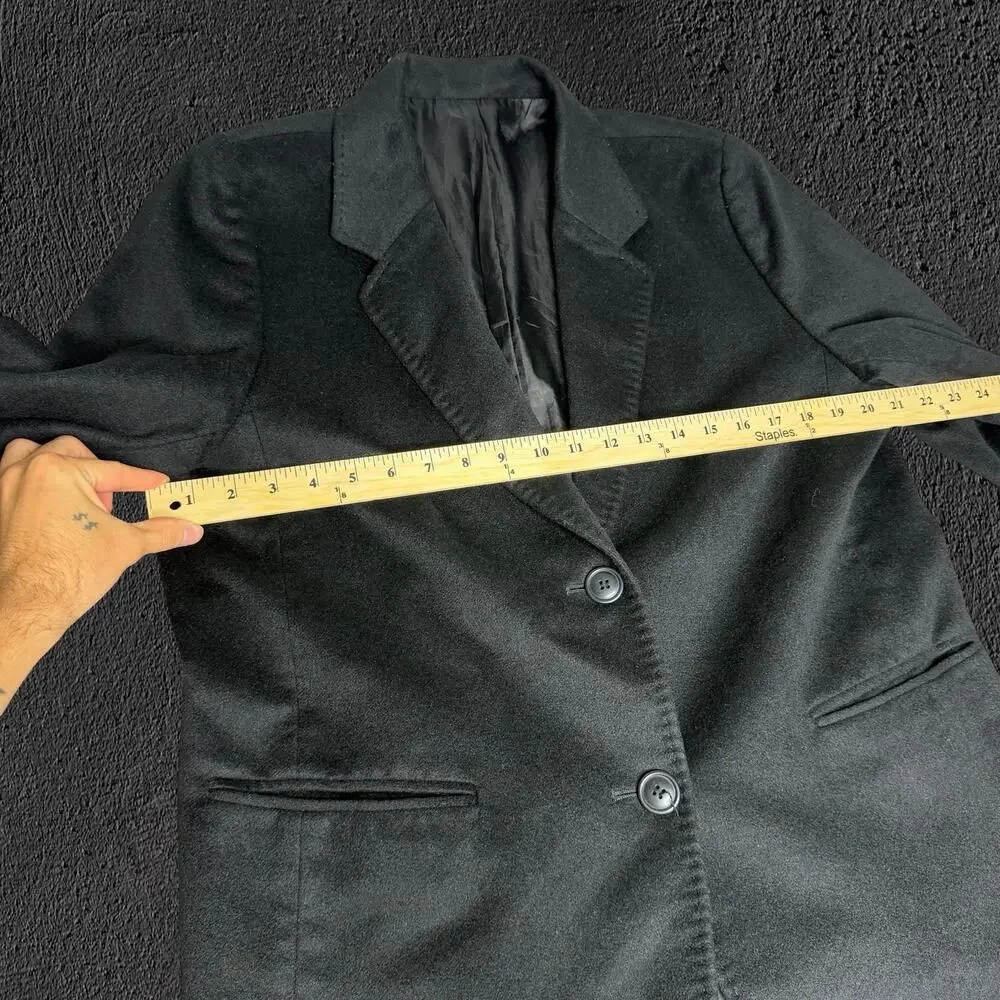 Vintage 100% Cashmere black Blazer Sport Coat